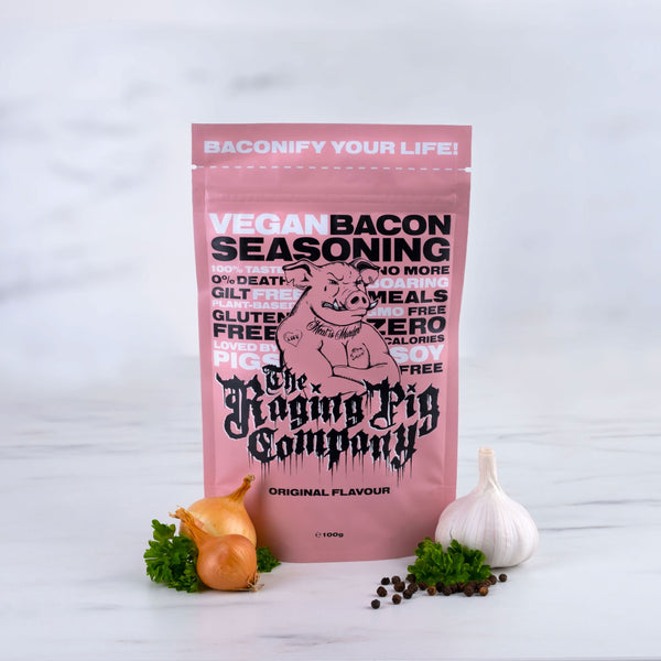 VEGAN BACON SEASONING ORIGINAL 100g Raging Pig Co. Pork ReInvented
